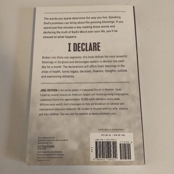 I Declare by Joel Osteen - Picture 2 of 2